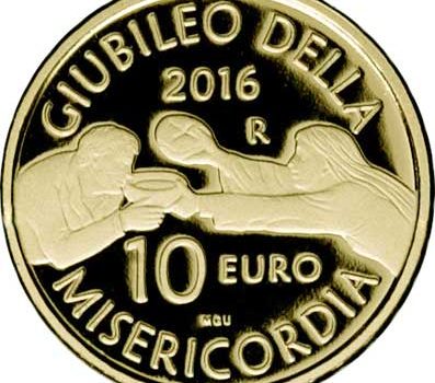 San Marino 2016 Extraordinary Jubilee of Mercy Gold 10 Euro