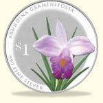 Singapore 2016 Silver $1 Splendour of Native Orchid Coin - Arundina Graminifolia