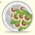 Singapore 2016 Silver $1 Orchid Coin - Bulbophyllum flabellum-veneris