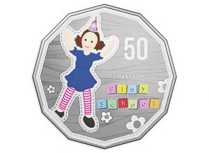 Australia 2016 Play School Commemorative 50 cent Jemima coin