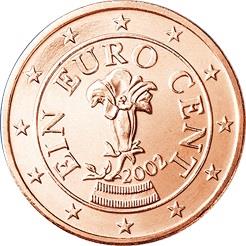 Austria 1 cent Coin