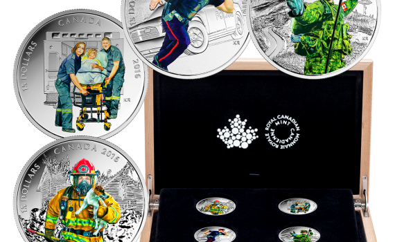 Canada 2016 Silver $15 National Heroes Coin Collection Set