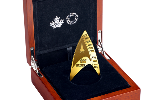 Canada 2016 Star Trek Gold $200 Delta Coin Box