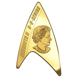 Canada 2016 Star Trek Gold $200 Delta Coin Obverse