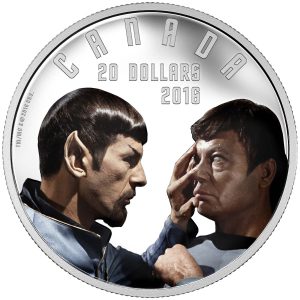 Canada 2016 Star Trek Classic Scenes Silver $20 Coin - Mirror Mirror