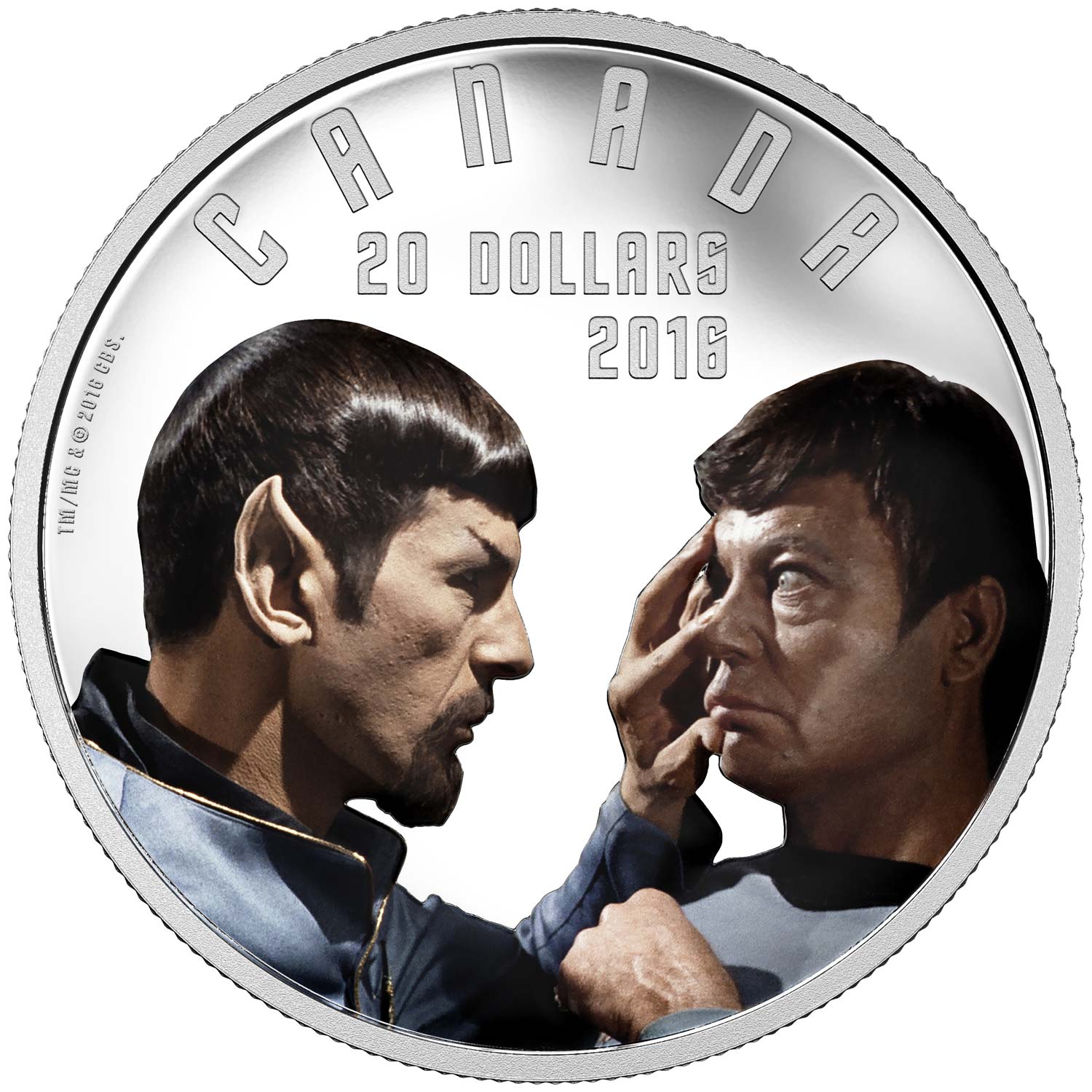 canada_2016_startrek_scenes_mirror_rev Canada 2016 Star Trek Classic Scenes Silver $20 Coin - Mirror Mirror
