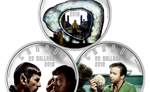 Canada 2016 Star Trek Classic Scenes Silver $20 Coin - 3 Coin Set
