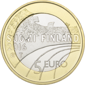 Finland Sports Series 5 Euro Coin Reverse
