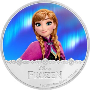 2016 Frozen - Anna Silver Coin Reverse