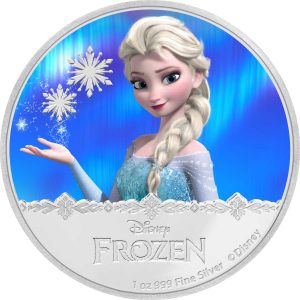 2016 Frozen - Elsa Silver Coin Reverse