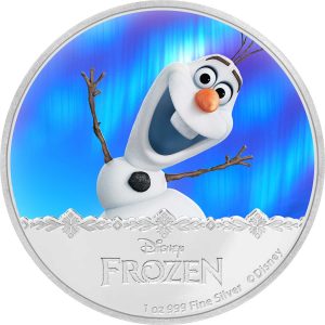 2016 Frozen - Olof Silver Coin Reverse