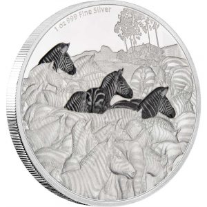The 2016 Zebra Silver Coin from the Great Migrations Series
