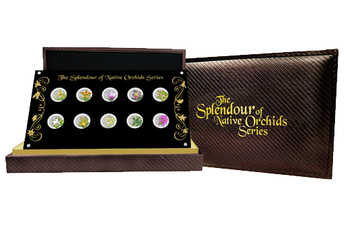 Singapore 2016 Silver $1 Splendour of Native Orchids Coin Set in Box