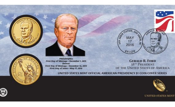 2016 USA Gerald Ford First Day Cover