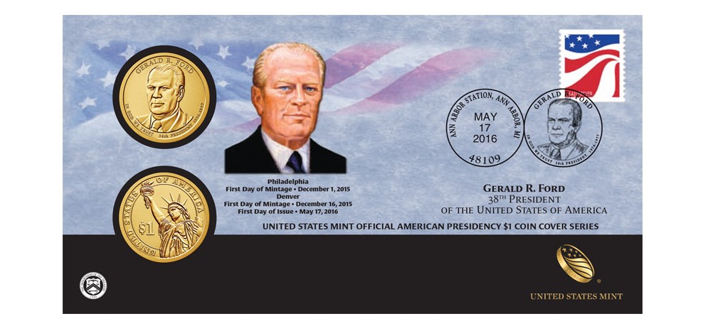 2016 USA Gerald Ford First Day Cover