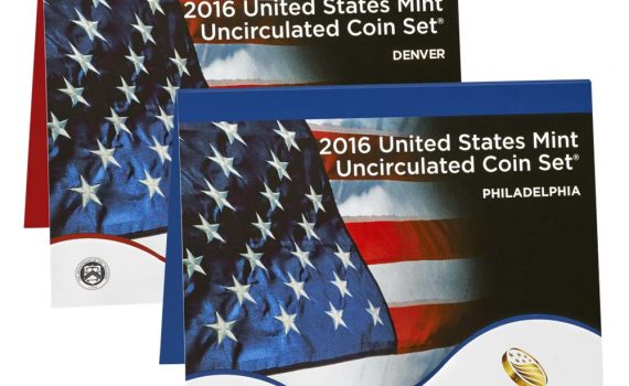2016 USA Uncirculated P and D Coin Sets