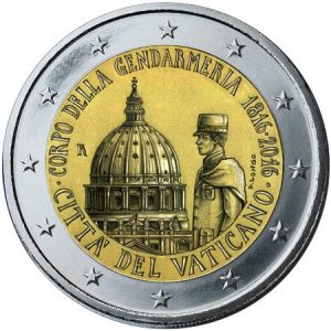 Vatican City 2016 Commemorative 2 Euro Reverse