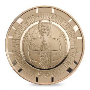 2016 Gold Alderney Crown Coin - 1966 World Cup 