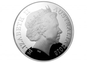 Australia 2016 Ursa Major Domed Silver Coin Obverse