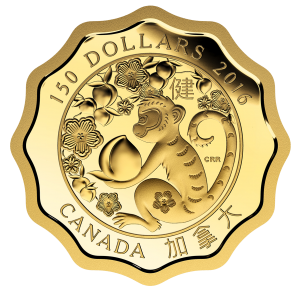 Canada 2016 Blessings of Good Health $150 Gold Coin Reverse