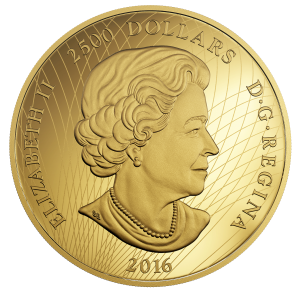 Canada 2016 1 Kilogram Gold Maple Leaf Coin Obverse