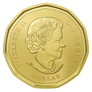 Canada 2016 Lucky Loonie Dollar Coin Obverse