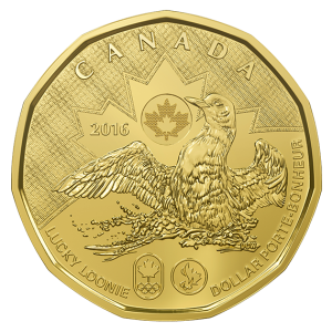 Canada 2016 Lucky Loonie Dollar Coin Reverse