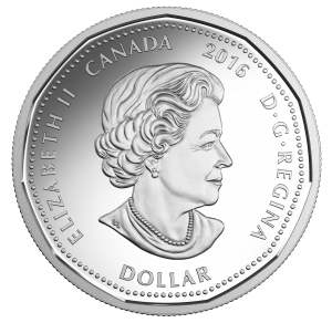 Canada 2016 Canadian Athletes Silver Olympic Dollar Coin Obverse