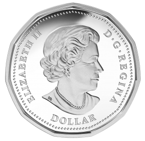 Canada 2016 Lucky Loonie Silver Dollar Coin Obverse