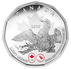 Canada 2016 Lucky Loonie Silver Dollar Coin Reverse