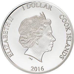 Cook Islands 2016 1Dollar BREXIT Silver Coin Obverse