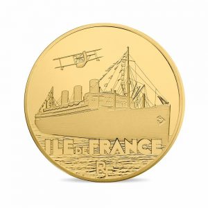 France 2016 Gold 50 Euro Coin - Ile de France Reverse