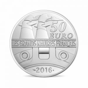 France 2016 Silver 50 Euro Coin - Ile de France Obverse
