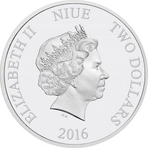 2016 Kings of the Continents Series 1oz Coin Obverse