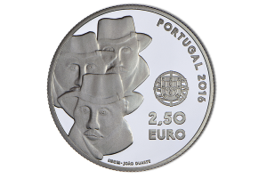 Portugal 2016 Proof Silver 2.5 Euro Cante Alentejano coin Obverse