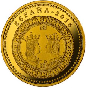 Spain 2016 Gold 100 Euro Reverse - 400 Years Ferdinand II of Aragon