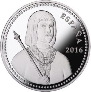 Spain 2016 Silver 10 Euro - 400 Years Ferdinand II of Aragon