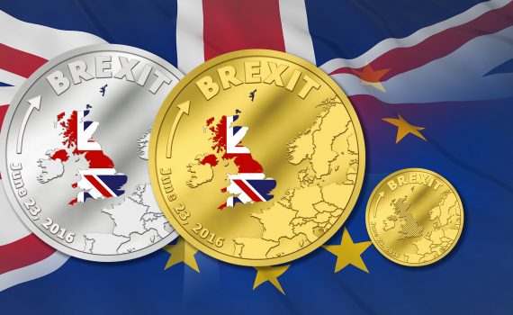 Cook Islands Brexit Proof Coins splash