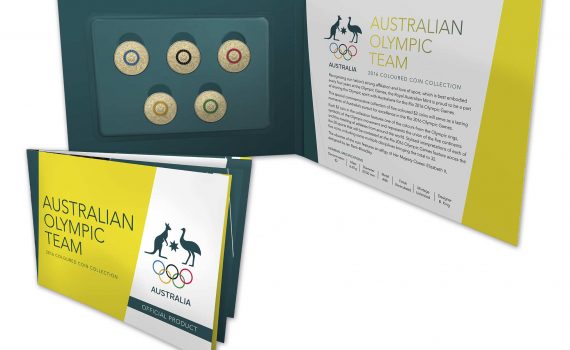 Australia 2016 Olympic Team $2 Five Coin Set