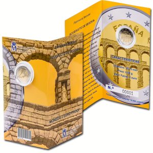 Spain 2016 €2 Proof Coin Segovia Aqueduct in Packaging