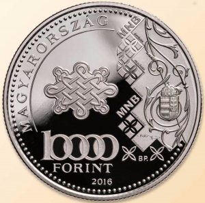Hungary 2016 10000 Forint 70th Anniversary of Forint Coin Obverse