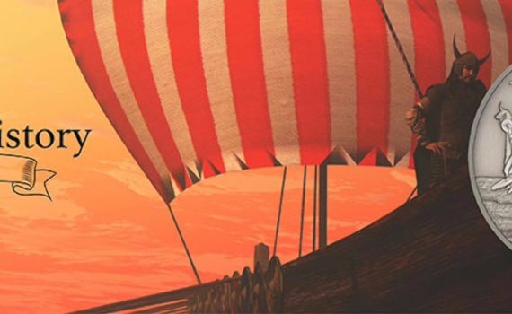 2016 Vikings Silver Coin in Box for Warriors Of History Series Splash Image