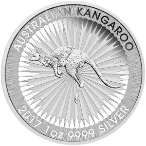 Australia 2017 Silver 1oz Kangaroo Reverse