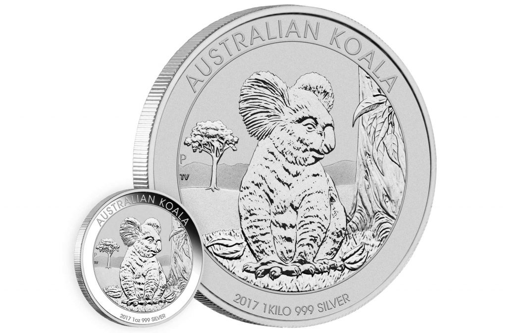 Australia 2017 Silver Koala Coins Set
