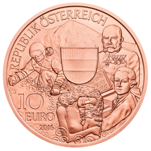 Austria 2016 Copper 10 Euro Austria Piece by Piece Obverse