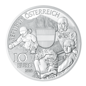 Austria 2016 Silver 10 Euro Austria Piece by Piece Obverse
