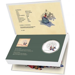 2016 Disney Classic Season's Greetings 1oz Silver Coin Box