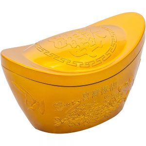 2017 Lunar Rooster 1oz SIlver Coin with gold Gilded Reverse Box