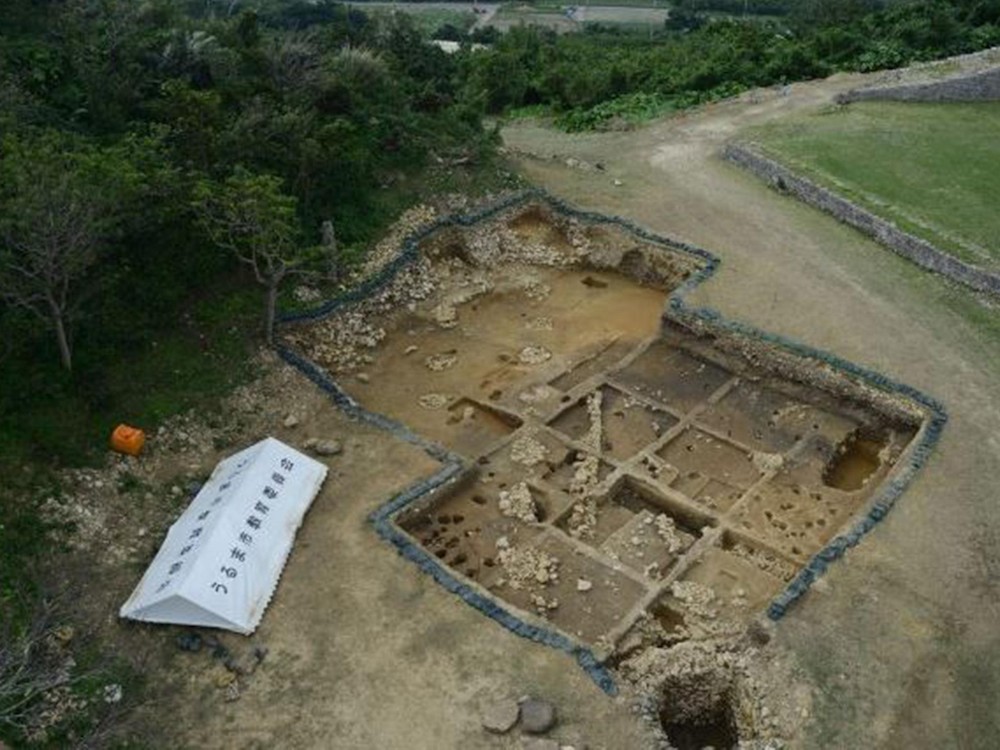 The Katsuren Castle Ruins Dig Site