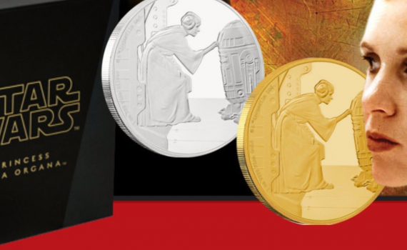 Princess Leia Organa 2016 Coins, Classic Star Wars Series splash